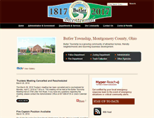 Tablet Screenshot of butlertownship.com